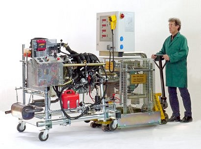 MP 100 mobile engine dynamometer with MP Computer
